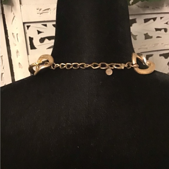 EXTRA LARGE SIVER & GOLD TONE CHAINLINK NECKLACE - Picture 2 of 4